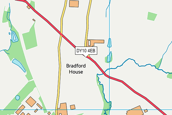 DY10 4EB map - OS VectorMap District (Ordnance Survey)