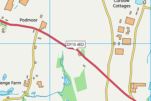 DY10 4ED map - OS VectorMap District (Ordnance Survey)