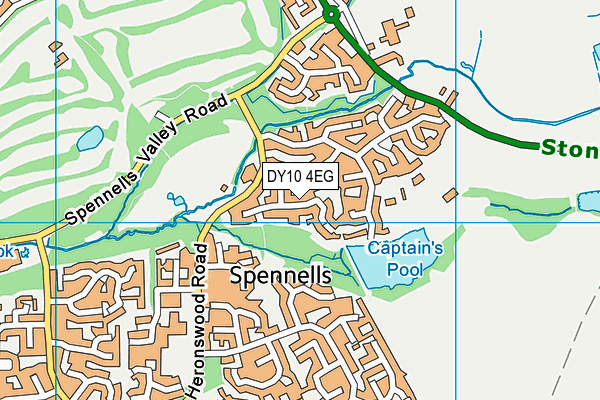 DY10 4EG map - OS VectorMap District (Ordnance Survey)