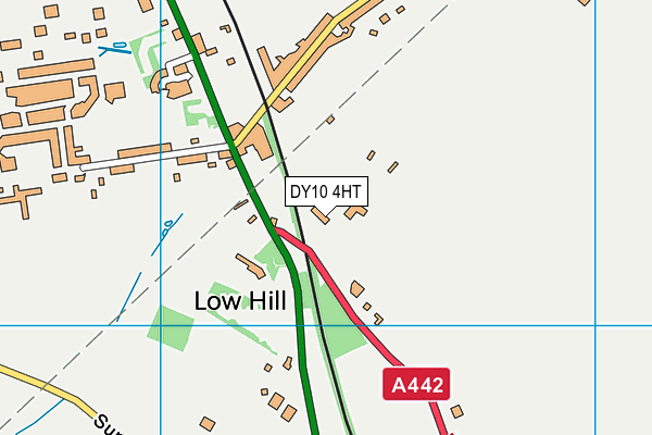 DY10 4HT map - OS VectorMap District (Ordnance Survey)