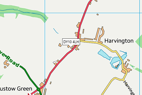 DY10 4LH map - OS VectorMap District (Ordnance Survey)