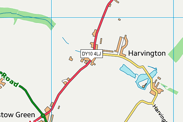 DY10 4LJ map - OS VectorMap District (Ordnance Survey)