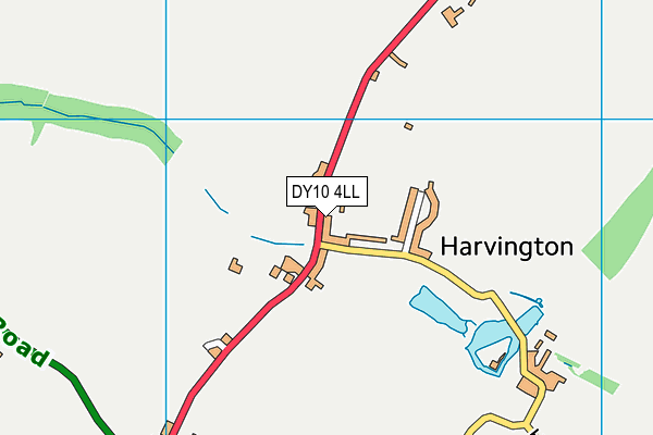 DY10 4LL map - OS VectorMap District (Ordnance Survey)