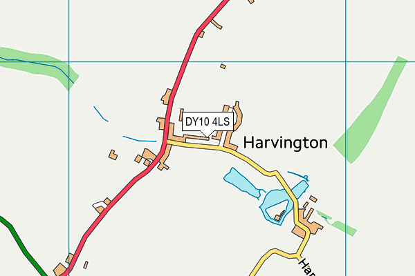 DY10 4LS map - OS VectorMap District (Ordnance Survey)