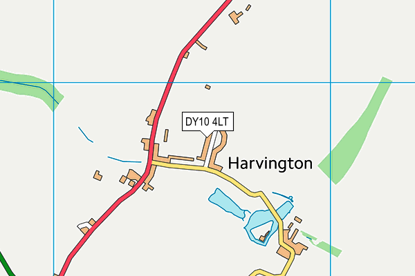 DY10 4LT map - OS VectorMap District (Ordnance Survey)