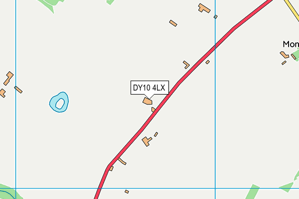 DY10 4LX map - OS VectorMap District (Ordnance Survey)