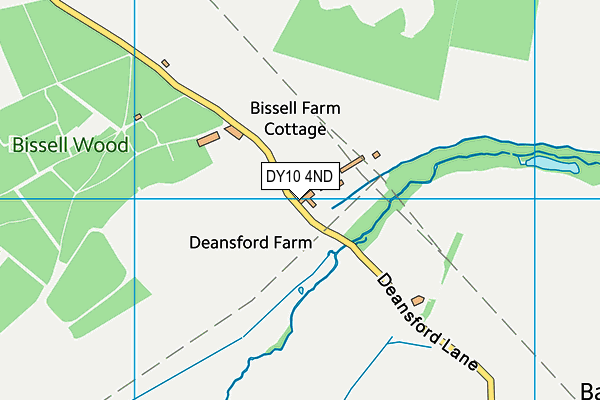 DY10 4ND map - OS VectorMap District (Ordnance Survey)