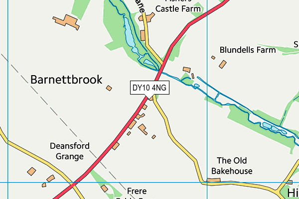 DY10 4NG map - OS VectorMap District (Ordnance Survey)