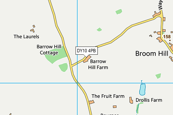 DY10 4PB map - OS VectorMap District (Ordnance Survey)