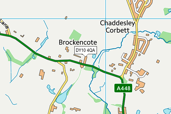 DY10 4QA map - OS VectorMap District (Ordnance Survey)