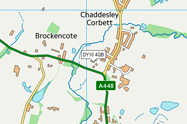 DY10 4QB map - OS VectorMap District (Ordnance Survey)