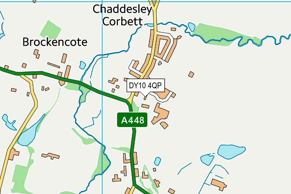 DY10 4QP map - OS VectorMap District (Ordnance Survey)