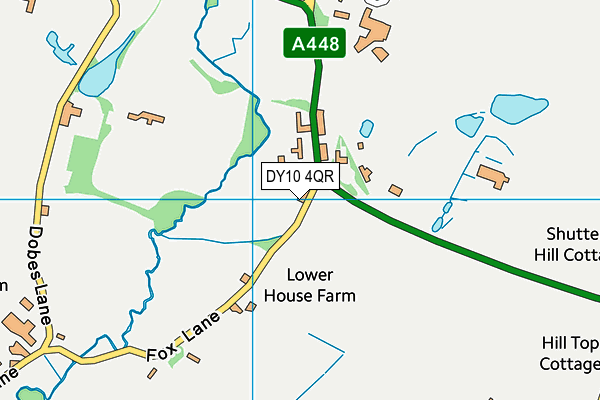 DY10 4QR map - OS VectorMap District (Ordnance Survey)