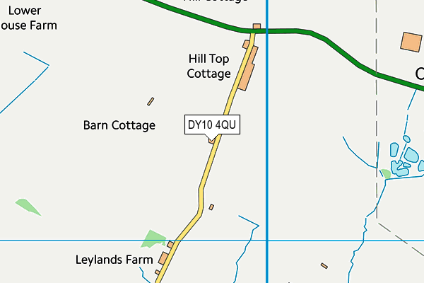 DY10 4QU map - OS VectorMap District (Ordnance Survey)
