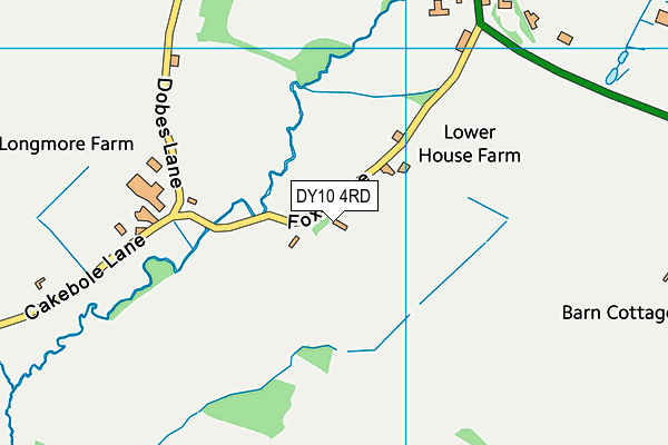 DY10 4RD map - OS VectorMap District (Ordnance Survey)