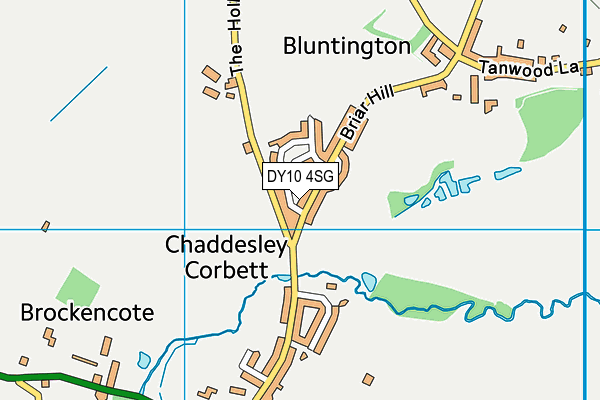 DY10 4SG map - OS VectorMap District (Ordnance Survey)