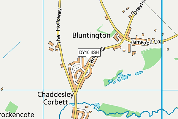 DY10 4SH map - OS VectorMap District (Ordnance Survey)