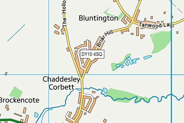 DY10 4SQ map - OS VectorMap District (Ordnance Survey)