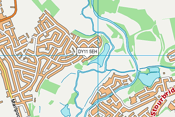 DY11 5EH map - OS VectorMap District (Ordnance Survey)