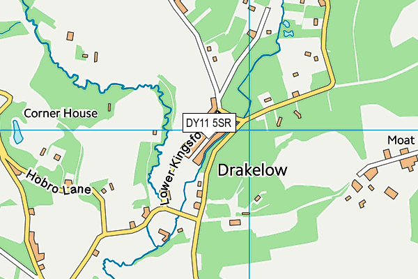 DY11 5SR map - OS VectorMap District (Ordnance Survey)