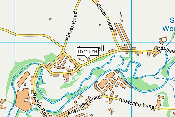 DY11 5YH map - OS VectorMap District (Ordnance Survey)