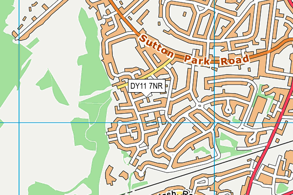 DY11 7NR map - OS VectorMap District (Ordnance Survey)