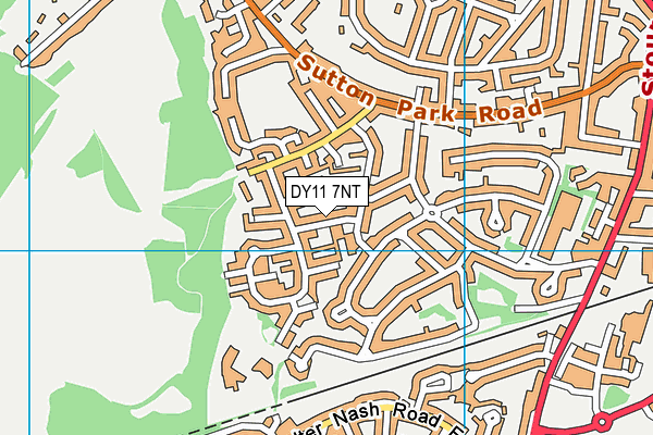 DY11 7NT map - OS VectorMap District (Ordnance Survey)