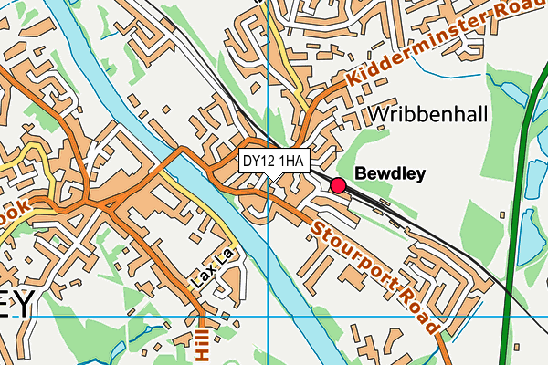 Map of ROPE WALK (BEWDLEY) MANAGEMENT COMPANY LIMITED at district scale