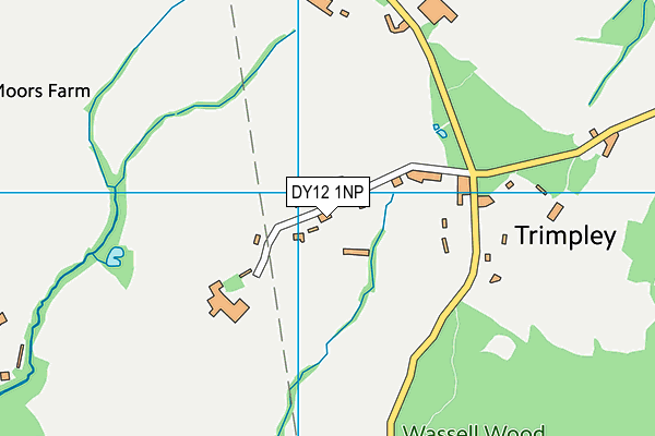 DY12 1NP map - OS VectorMap District (Ordnance Survey)