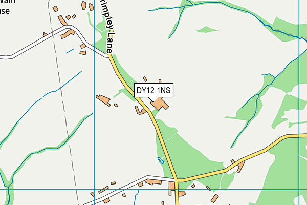 DY12 1NS map - OS VectorMap District (Ordnance Survey)