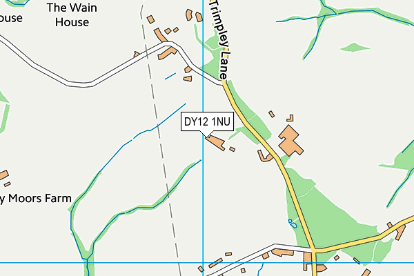 DY12 1NU map - OS VectorMap District (Ordnance Survey)