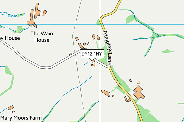 DY12 1NY map - OS VectorMap District (Ordnance Survey)