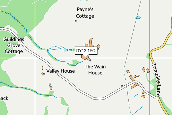 DY12 1PQ map - OS VectorMap District (Ordnance Survey)