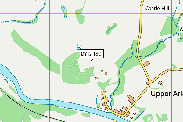 DY12 1SQ map - OS VectorMap District (Ordnance Survey)