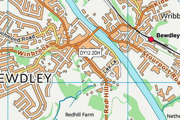 Map of 26 HIGH STREET BEWDLEY MANAGEMENT COMPANY LIMITED at district scale