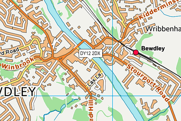 Map of THE COURTYARD BEWDLEY LIMITED at district scale