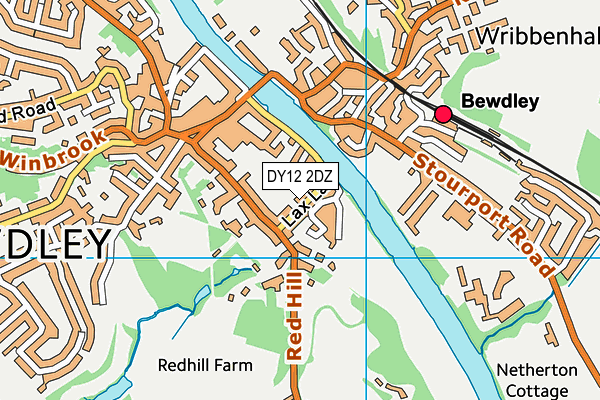 Map of BEWDLEY COWORKING LTD at district scale
