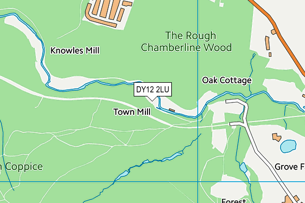 DY12 2LU map - OS VectorMap District (Ordnance Survey)
