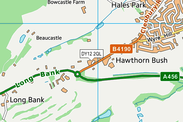 Map of HOPFEST AT BEWDLEY LIMITED at district scale