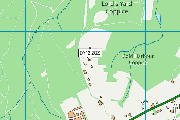 DY12 2QZ map - OS VectorMap District (Ordnance Survey)