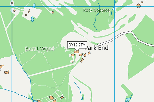 DY12 2TY map - OS VectorMap District (Ordnance Survey)