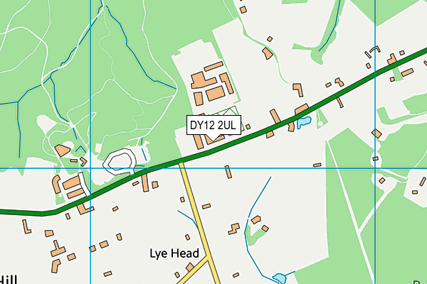 DY12 2UL map - OS VectorMap District (Ordnance Survey)