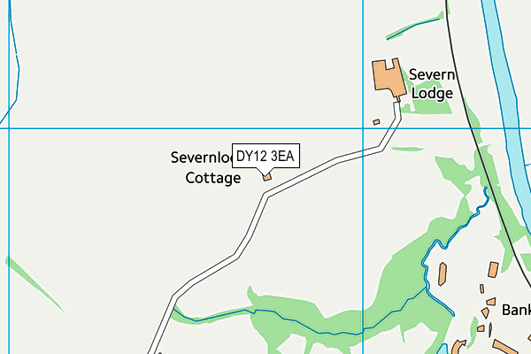 DY12 3EA map - OS VectorMap District (Ordnance Survey)