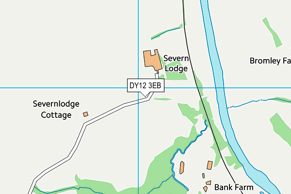 DY12 3EB map - OS VectorMap District (Ordnance Survey)