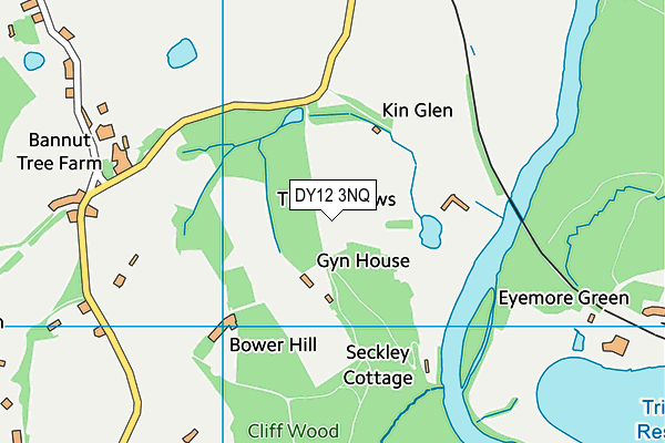 DY12 3NQ map - OS VectorMap District (Ordnance Survey)