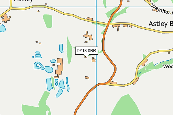 DY13 0RR map - OS VectorMap District (Ordnance Survey)