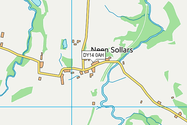 DY14 0AH map - OS VectorMap District (Ordnance Survey)