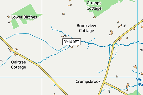 DY14 0ET map - OS VectorMap District (Ordnance Survey)