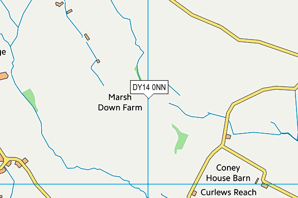 DY14 0NN map - OS VectorMap District (Ordnance Survey)