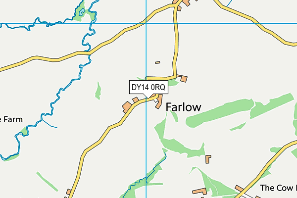 Farlow CofE Primary School map (DY14 0RQ) - OS VectorMap District (Ordnance Survey)